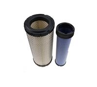 DVPARTS Engine Air Filter Kit Inner Outer AP33331 KV16428 for John Deere Skid Steer 240 250 270 CT322 317 Case 40XT 60XT 70XT 75XT 85XT 1840 1845C 435 445 445CT Kubota SVL75 SVL75-2 SVL75C SVL75C-2
