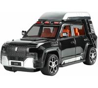 DVPUDEPLV Die-Cast Metal Vehicles 1:24 For Byd Yangwang U8 Suv Alloy Car Model Static Simulation Vehicle Collect Exhibits Hobby Giving(Black)
