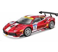 DVPUDEPLV Die-Cast Metal Vehicles 1:24 For Ferrari 488 2017 Alloy Car Model Static Simulation Vehicle Collect Exhibits Hobby Giving(Red)