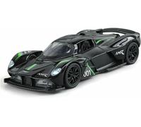 DVPUDEPLV Die-Cast Metal Vehicles For Aston Martin Valkyrie Sports Car 1:32 Scale Alloy Model Dynamic Simulation Vehicle Toy Exhibits Gift(Black)