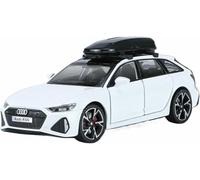 DVPUDEPLV Die-Cast Metal Vehicles For Audi For Rs6 Travel Edition 1:32 Scale Alloy Car Model Dynamic Simulation Vehicle Toy Exhibits Gift(White)