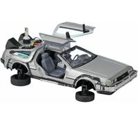 DVPUDEPLV Die-Cast Metal Vehicles For Back To The Future 1 2 3 1:24 Scale Alloy Car Model Dynamic Simulation Vehicle Toy Exhibits Gift(B Flight Version)