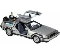 DVPUDEPLV Die-Cast Metal Vehicles For Back To The Future 1 2 3 1:24 Scale Alloy Car Model Dynamic Simulation Vehicle Toy Exhibits Gift(B)