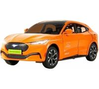 DVPUDEPLV Die-Cast Metal Vehicles For Ford For Mustang Electric 1:24 Scale Alloy Car Model Dynamic Simulation Vehicle Toy Exhibits Gift