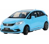 DVPUDEPLV Die-Cast Metal Vehicles For Honda Fit 1:32 Scale Alloy Car Model Dynamic Simulation Vehicle Toy Exhibits Gift(Blue)