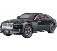 DVPUDEPLV Die-Cast Metal Vehicles For Rolls Royce Spectre 1:24 Scale Alloy Car Model Dynamic Simulation Vehicle Toy Exhibits Gift(Black)