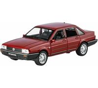 DVPUDEPLV Diecast 1:32 For Santana Scale Alloy Car Models Realistic Openable Door Finished Vehicle Model Collection(Red)