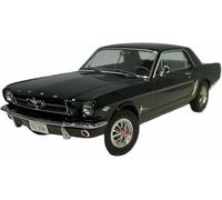 DVPUDEPLV Scale For Model Car Replica For Mini Die-Cast Static Alloy Metal For 1:18 For Ford For Mustang For Convertible 1965 Simulated Vehicles Ornaments Motor(Black)