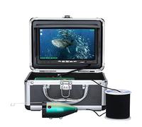 DVR Underwater Fishing Camera 7 inch LCD Monitor HD 1080P Fish Finder Waterproof Camera Kit 15m Camera For Fishing for Ice,Lake and Boat Fishing 16GB (15M, 7 inch)
