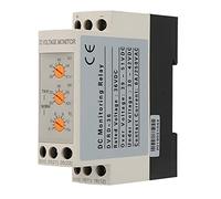 DVRD Overvoltage Undervoltage Protector Relay, DC 12V 24V 36V 48V Protection Relay with Adjustable Thresholds and Delay, for DC Motor Battery UPS Industrial Control Systems (DC36V)