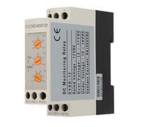 DVRD Overvoltage Undervoltage Protector Relay, DC 12V 24V 36V 48V Protection Relay with Adjustable Thresholds and Delay, for DC Motor Battery UPS Industrial Control Systems (DC12V)