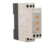 DVRD Overvoltage Undervoltage Protector Relay, DC 12V 24V 36V 48V Voltage Monitoring Relay, Adjustable Threshold & Delay Relay with Dual NO/NC Contacts for DC Motors Batteries UPS (DC48V)
