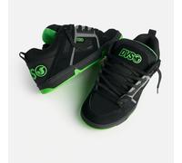 DVS Comanche Black Green Nubuck Skateboarding Trainers Sneakers FREE EARBUDS