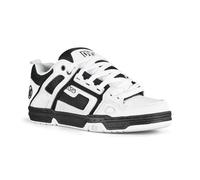 DVS Men's Comanche Skateboarding Shoe, White Black White, 9 UK