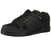 DVS DVF0000233019 Unisex Adults’ Skateboarding Shoes, Black (Black Black Leather 019), 8 UK
