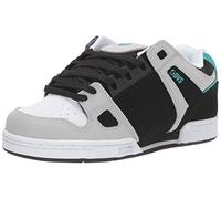 DVS Men's Celsius Skate Shoe, Black Charc White Turq Nubuck, 10 UK