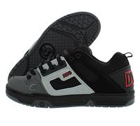 DVS Men's Comanche Black Gray Red Low Top Sneaker Shoes 11.5