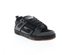 DVS Men's Comanche Charc Black White Nubuck Low Top Sneaker Shoes 6