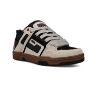 DVS Men's Comanche Skate Shoe, Silver/Grey/Black/Ruby W, 9.5 UK