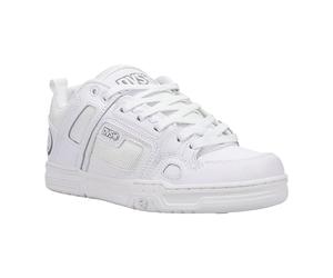 DVS Men's Comanche Skateboarding Shoe, White, 10