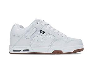 DVS Men's Enduro HEIR Skate Shoe, White Gum Nubuck, 12 UK