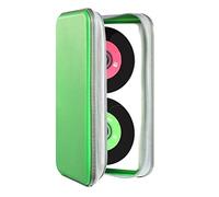 DVSICK UENTIP CD Case,96 Capacity CD Book Portable DVD Hard Plastic Case Holder CD Organizer Wallet Protective DVD Storage (96, Green)