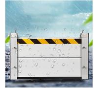 DVTFRUI Reusable Heavy Duty Aluminum Flood Water Barrier Door, Flood Protection Barriers for Garage Door/Basement/Outside, Unit Module Design Temporary Threshold Water Blocker,110 * 40cm