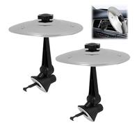 Dvvsav 2Pcs Car Cymbal Air Vent Drum, Mini Drum Crash Cymbal For Endless Rhythmic Fun On The Road Music Lover Gift, Easy Install, Compact Durable Car Symbol For All Types Of Vehicles