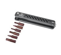 DW-02PROII Folding Tool Set with Hex Key Wrenches Stainless Steel 2.5/3/4/5mm, Phillips and Flat Head, Photography EDC Multitool Keychain Screwdriver