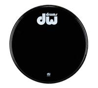 DW Bass drum head Ebony 18"