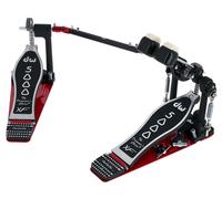 DW 5000 Series XF Extended Footboard Accelerator Double w/Bag Bass Drum Pedal (DWCP5002AD4XF),Red/Black