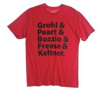 DW Artists T-shirt Red Size XXL