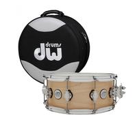 DW Design Series 14" x 6" Snare Drum Natural & Case