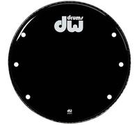 DW Drums DRDHGB22K Gloss Black Vented Bass Drum Head bass drumhead 22 inch