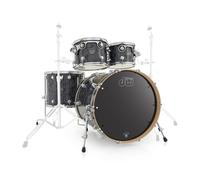 DW Drums Performance Series 22" 4 Piece Shell Pack Black Diamond