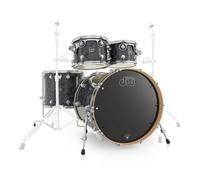 DW Drums Performance Series 22" 4 Piece Shell Pack Black Diamond