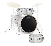 DW Drums Performance Series 5 Piece Shell Pack w/Snare White Marine