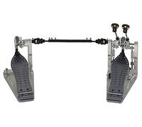 DW DWCPMCD2XF MCD Machined Chain Drive Double Bass Drum Pedal with Extended Footboard - Polished