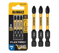 DW FLEXTORQ 3PK 2.25IN BITS for PH2