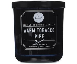 DW Home Medium Single Wick Candle, Warm Tobacco Pipe