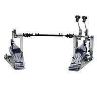 DW Machined Direct Drive Double Bass Drum Pedal - MDD2 - Silver - Compact Style