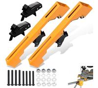 DW7231 Miter Saw Mounting Brackets Compatible with Dewalt Miter Saw Stand DW723 DWX723 DWX724 DWX725 DWX725B DW7231 DE7025-XJ N087371 2 pack, Yellow