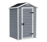 DWA Group Outdoor Plastic Garden Storage Shed, 4 X 3 Feet - Grey