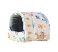 Dwarf Hamster and Hideaway Toy Plush Bed Habitat for Small Pet Sleep Cage Portable Pet Tent