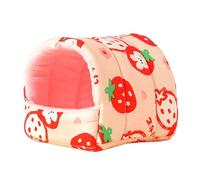 Dwarf Hamster and Hideaway Toy Plush Bed Habitat for Small Pet Sleep Cage Portable Pet Tent