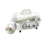 Dwarf Hamster Cage 2-Layer Clear Detachable Assembled Nest