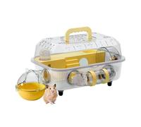 Dwarf Hamster Cage 2-Layer Detachable Small Animal Enclosure