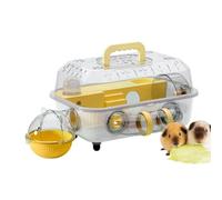 Dwarf Hamster Cage 2-Layer Detachable Small Animal Enclosure