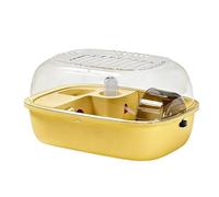 Dwarf Hamster Cage - Open, Portable, Practical, Transparent Housing, Mice Cages, Ventilated Hamster House, Space-Saving Habitat for Small Animals for Home, Dormitory,