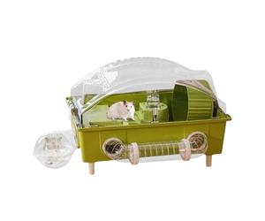 Dwarf Hamster Cage - Pet Enclosure, Safe & Ventilated Living Space | Hedgehog Chinchilla Guinea Ferret Gerbil Indoor Nesting House Small Animal Comfort Ai
